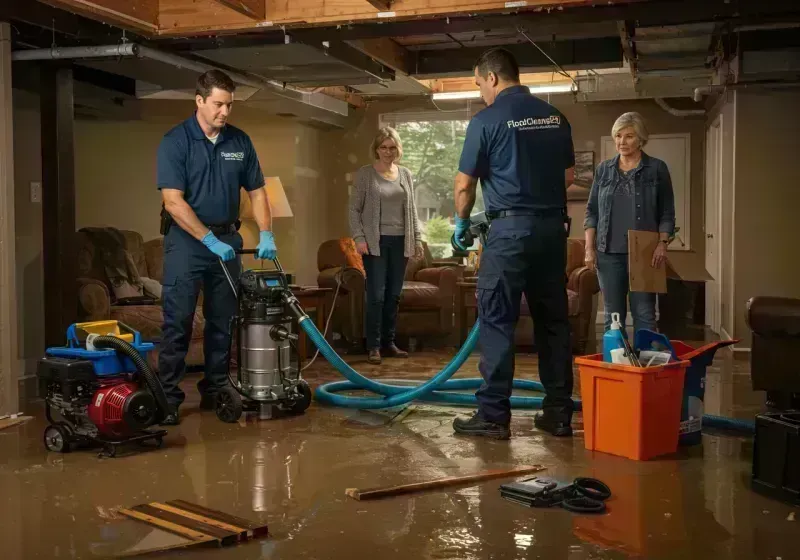 Basement Water Extraction and Removal Techniques process in Woodbury Heights, NJ